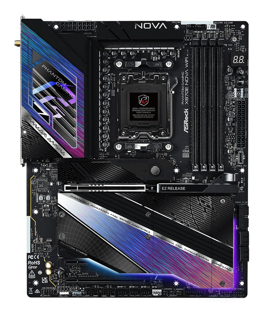 Asrock MK X870E NOVA WIFI AMD X870E Emplacement AM5 ATX