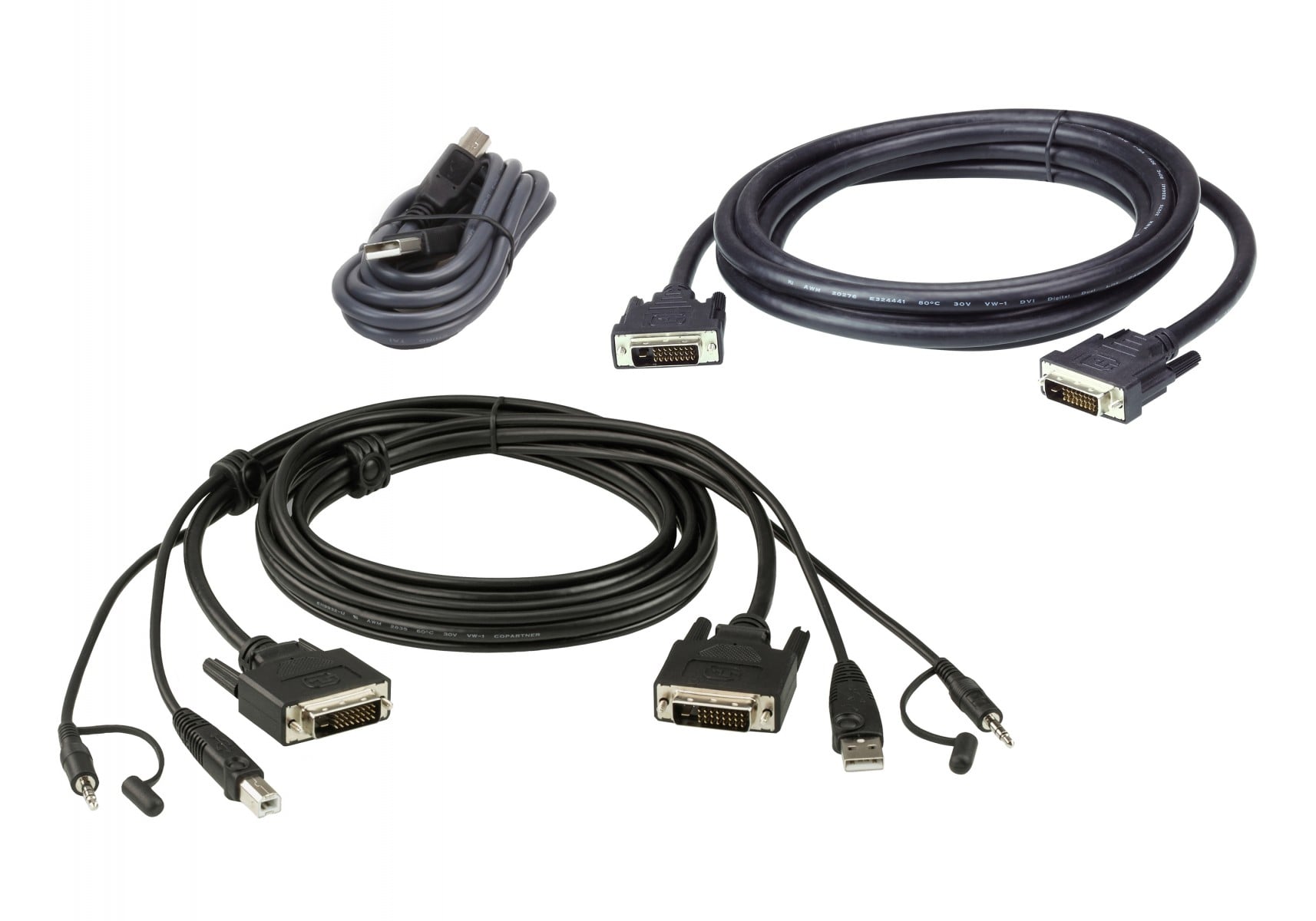 ATEN 2L-7D03UDX5 câble kvm Noir