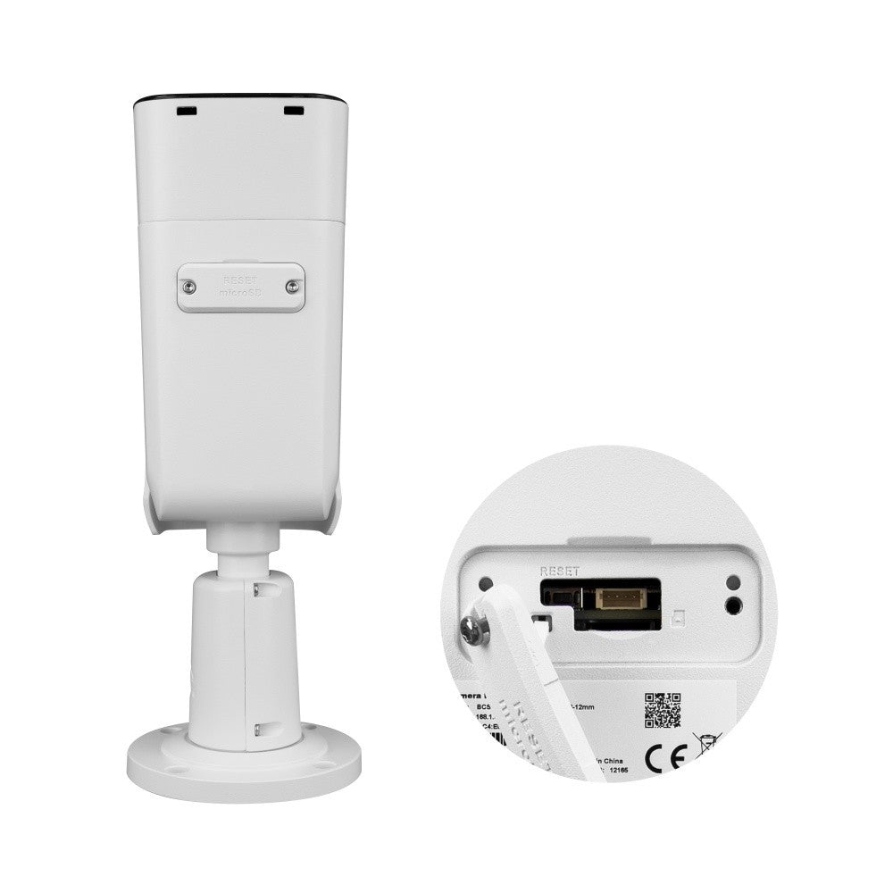 BCS BCS-V-TIP58VSR6-Ai2(2) Caméra tubulaire IP 8MP avec motozoom et fonctionnalités intelligentes