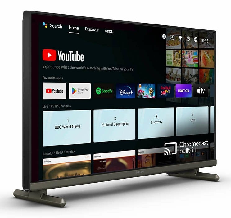 "Philips 24HFL4518/12 TV Hospitality 61 cm (24"") HD 250 cd/m2 Smart TV Noir 6 W"