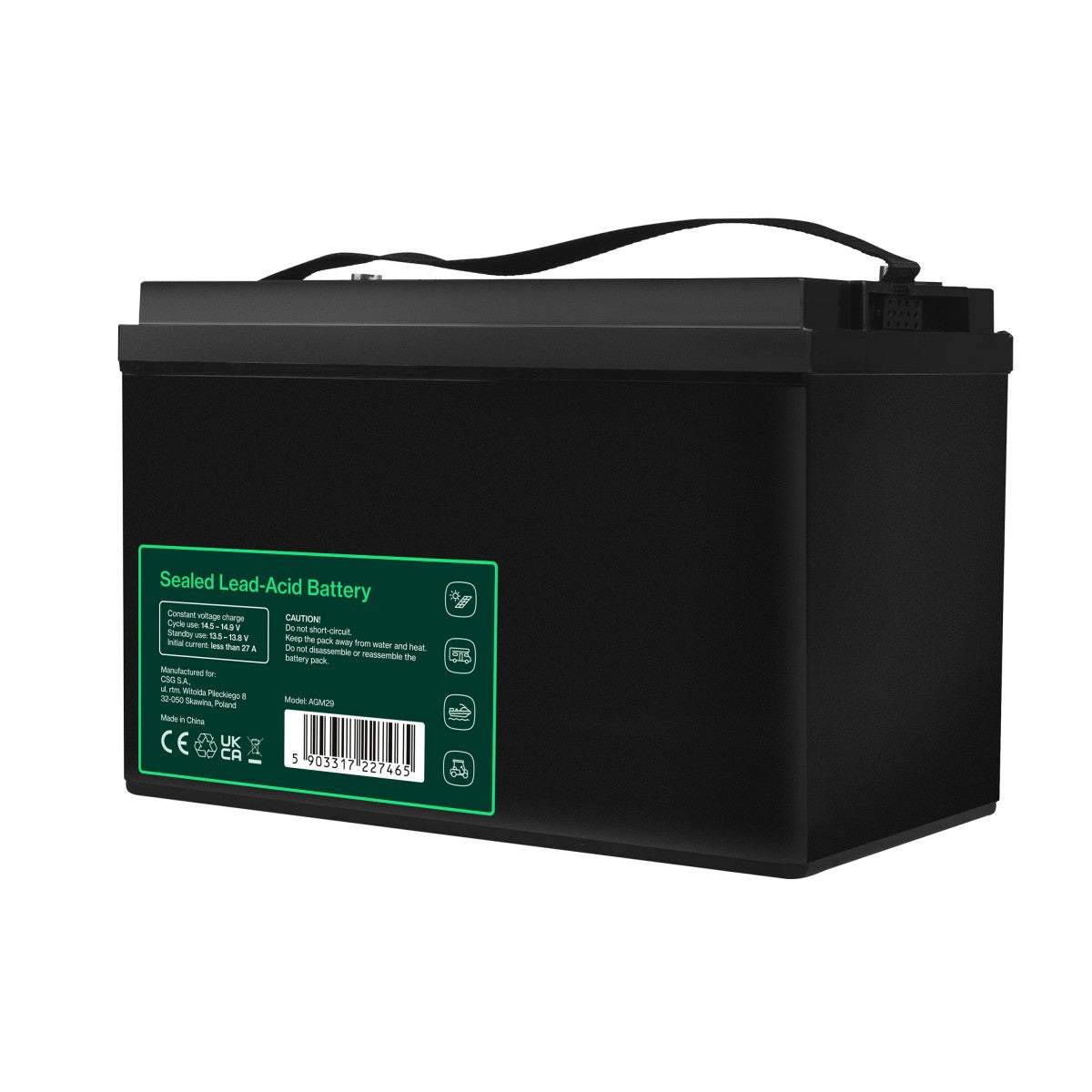 Green Cell AGM29 Batterie de l'onduleur Sealed Lead Acid (VRLA) 12 V 90 Ah