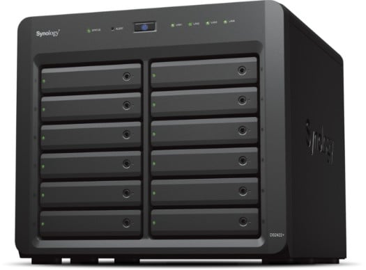 SYNOLOGY DS2422+ DiskStation AMD Ryzen Embedded V1500B compact 12-Bay desktop NAS QUAD CORE 4Go RAM