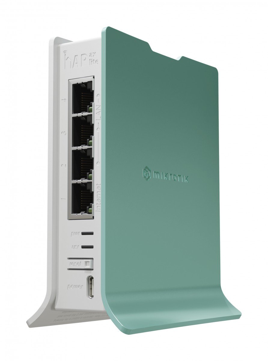 Mikrotik hAP routeur sans fil Gigabit Ethernet Monobande (2,4 GHz) Vert, Blanc