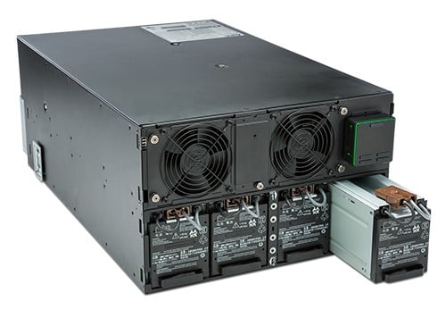 APC Smart-UPS SRT 8000VA RM UPS rack-mountable AC 230V 8000Watt 8000VA Ethernet 10/100 USB output connectors 14 6U Black
