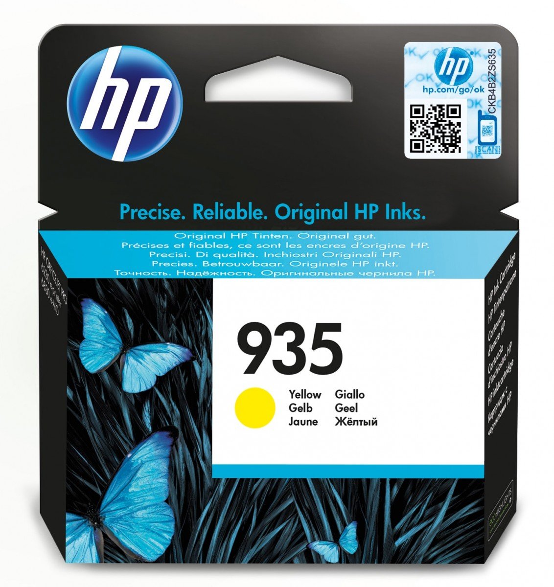 HP 935 original Ink cartridge C2P22AE BGX yellow standard capacity 1-pack
