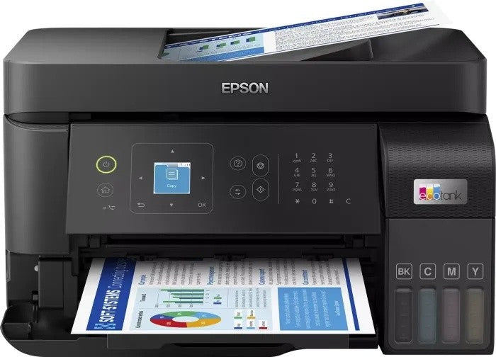 Epson EcoTank L5590 - appareil tout-en-un d'impression - impression, numérisation, copie, fax 4800 x 1200 DPI A4 15ppm Wi-Fi AirPrint