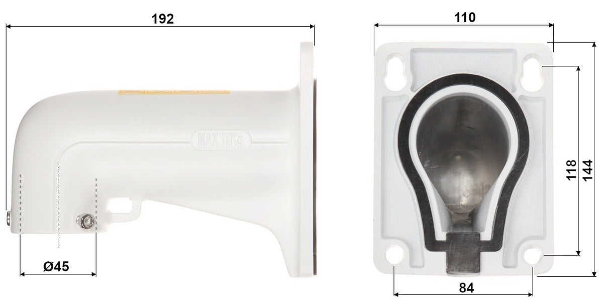 Hikvision DS-2SE4C225MWG-E/26(F0) TandemVu 6+2MP 25X Caméra panoramique PTZ colorée et IR
