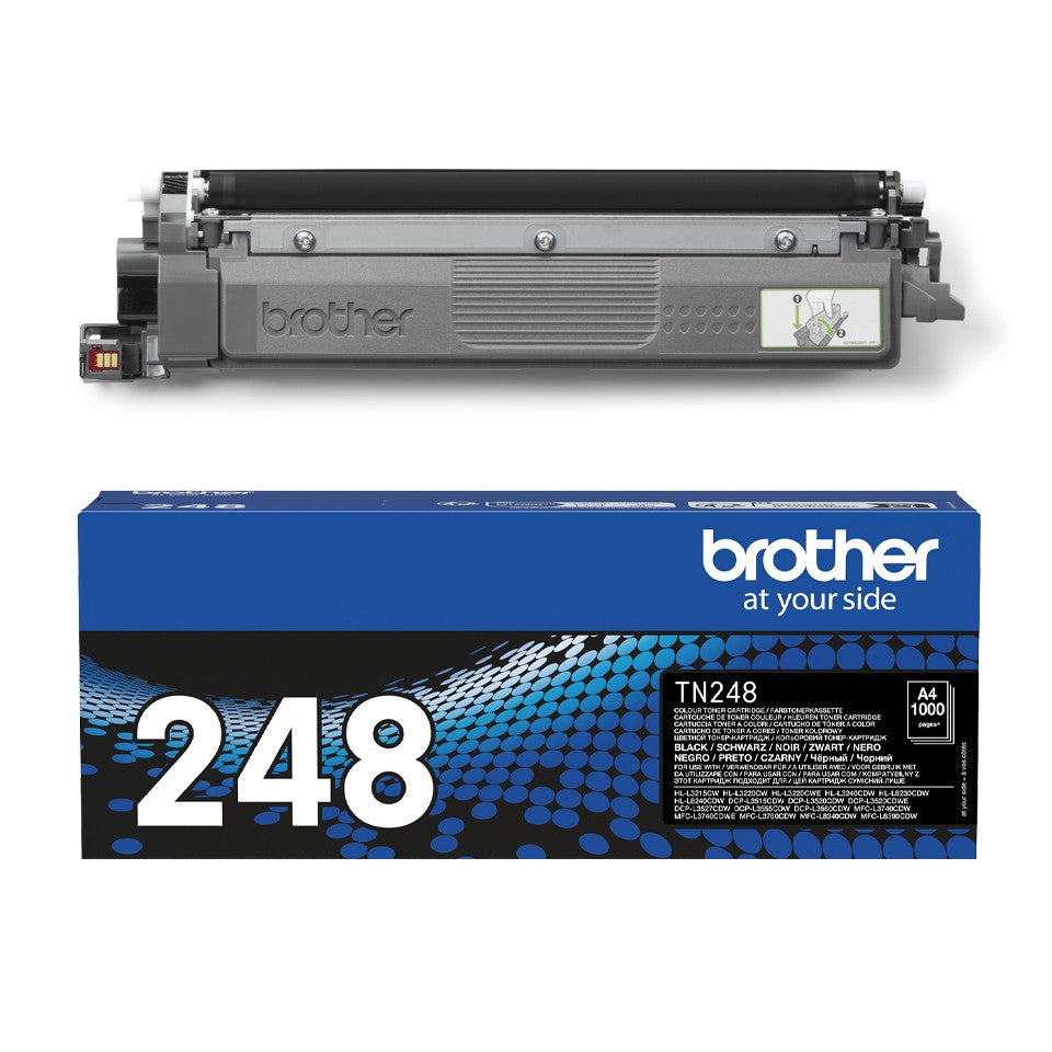 BROTHER TN248BK Black Toner Cartridge ISO Yield 1.000 pages
