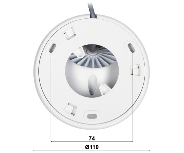 Hikvision DS-2CE78U0T-LF(2.8mm) Caméra Turret Fixe 4K avec Éclairage Hybride Intelligent