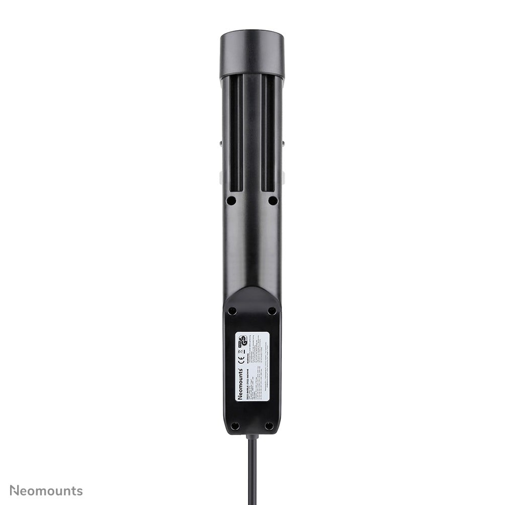 NEOMOUNTS VOLT Desk Clamp socket with Quick-charge USB Ports clamp 0-50mm 3x type-F 230V 1x USB-A 18W 2x USB-C 20W