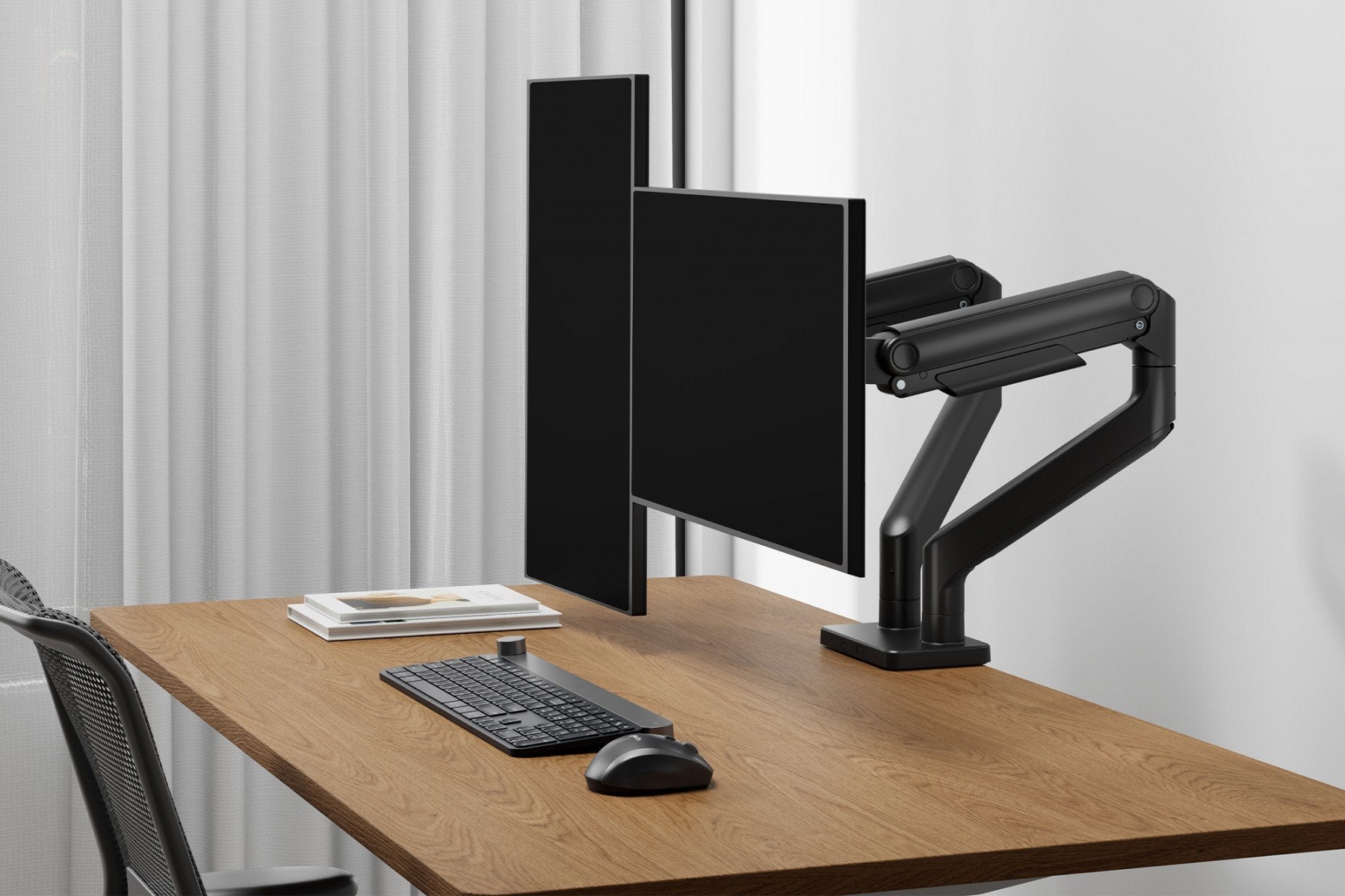 "Digitus DA-90474 Support de moniteur double, 2x 45"", 2x 20 kg"