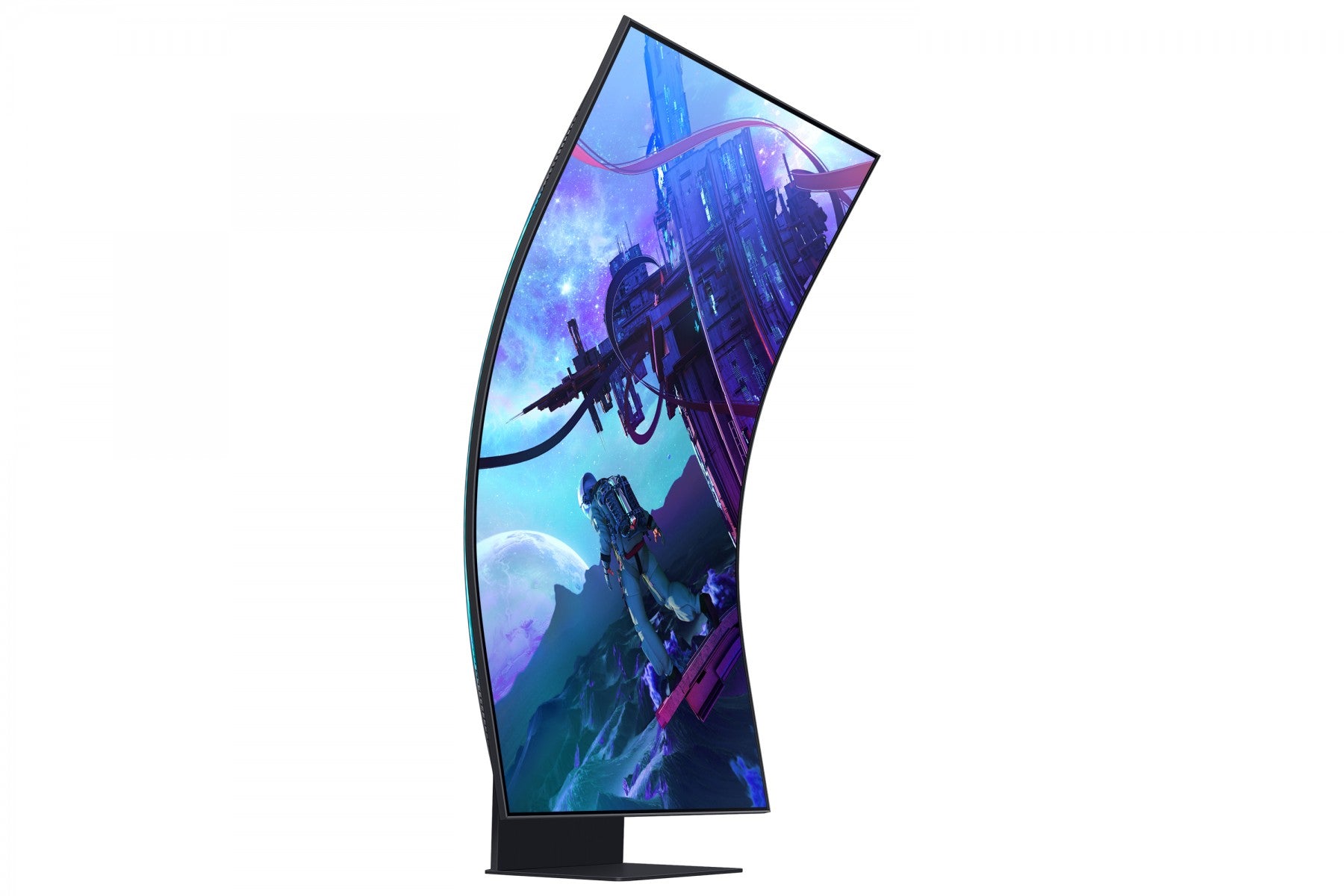 Samsung LS55CG970NUXDU Écran LED 4K Ultra HD de 55 pouces avec hub USB et réglage de la hauteur