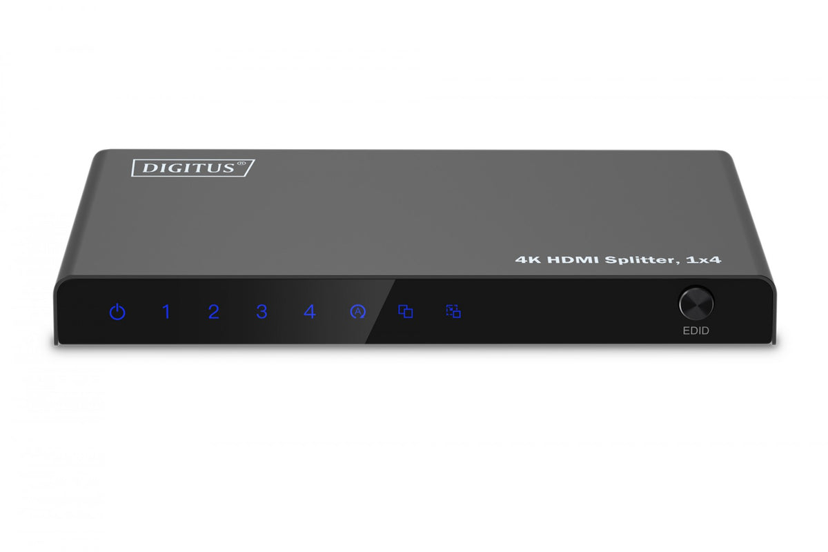 Répartiteur HDMI 1x4, 4K/60Hz UHD avec HDR, 18 Gbps, HDCP 2.2, EDID