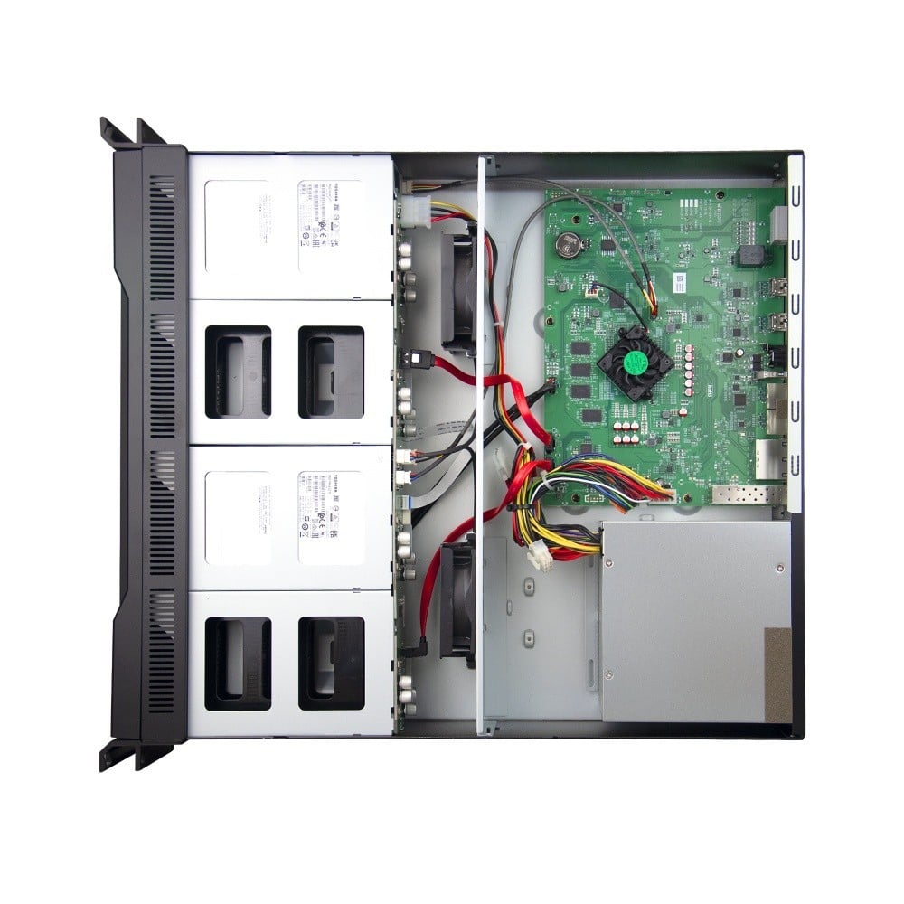 BCS BCS-U-NVR6408R-A-4K(2X12TB) Enregistreur IP 64 canaux avec RAID et support des caméras 12MP