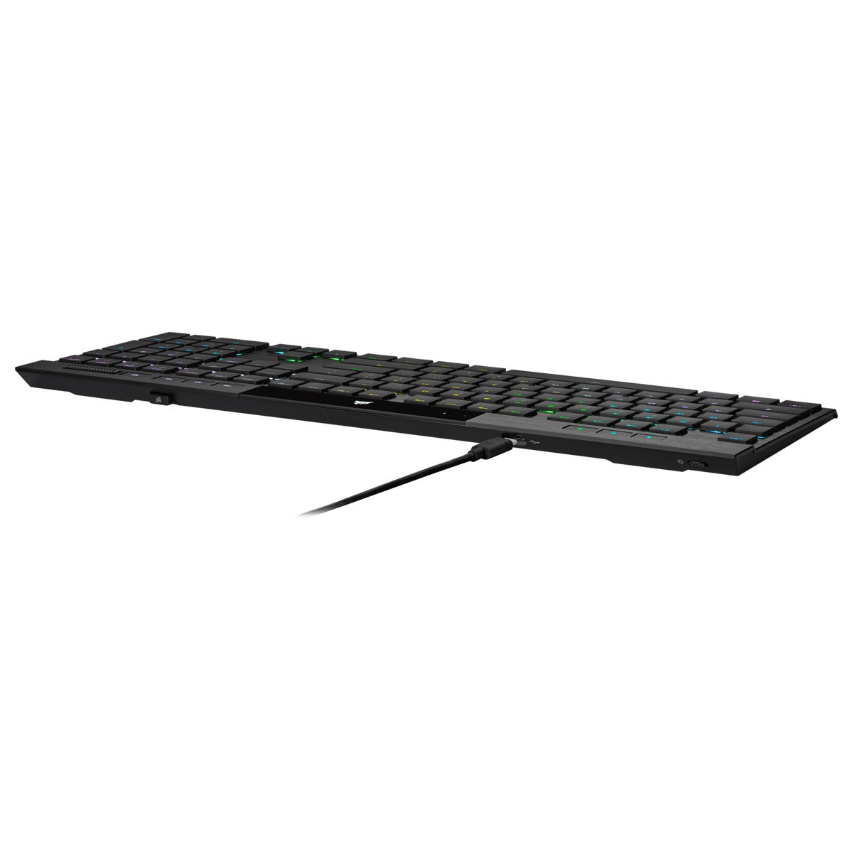 Corsair K100 AIR clavier Gaming USB + RF Wireless + Bluetooth QWERTY Anglais Noir