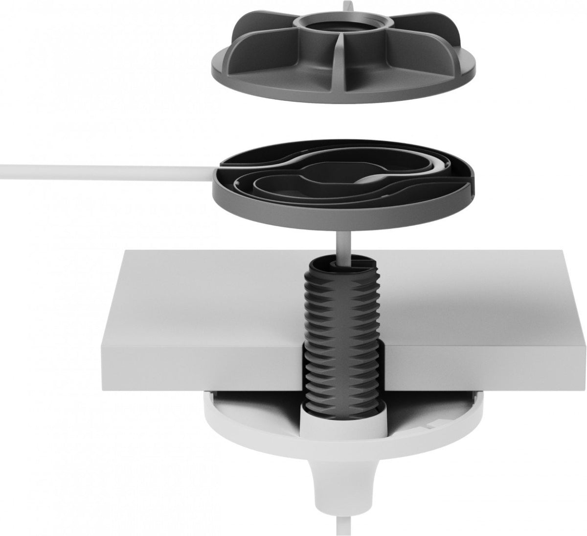 LOGITECH Mounting kit ceiling mount mic holder for microphone white ceiling mountable pendant for Rally Mic Pod