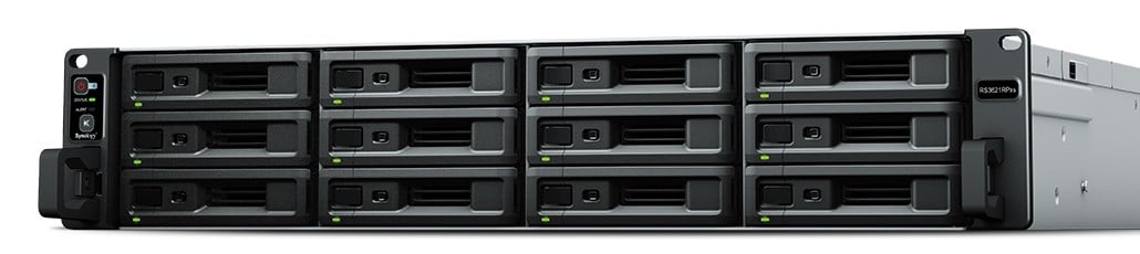 SYNOLOGY RS3621RPxs 12-bay NAS-RackStation D-1531 6-core 2.2GHz 8Go DDR4 2xUSB 3.2 4xRJ-45 2xExpansion ports