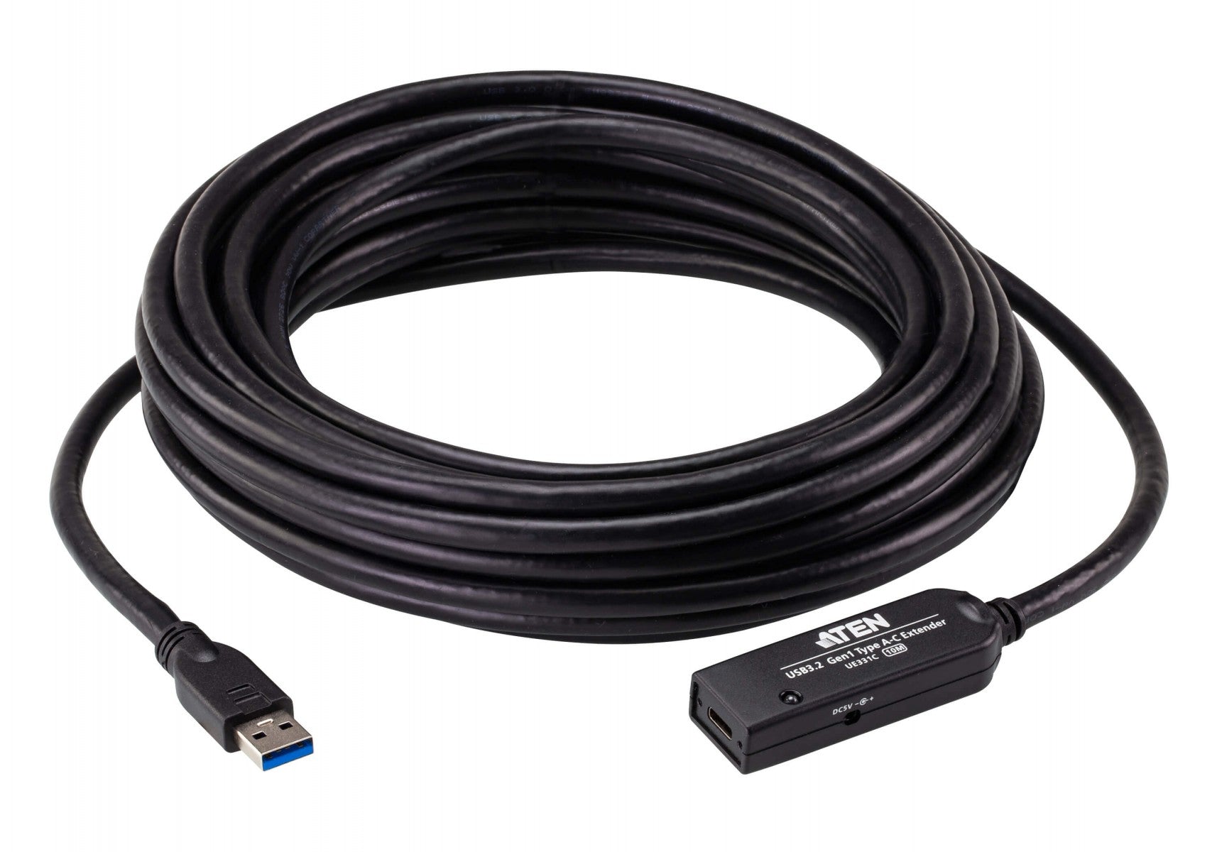 ATEN UE331C-AT-G câble USB USB 3.2 Gen 1 (3.1 Gen 1) USB A USB C 5 Gbit/s Noir