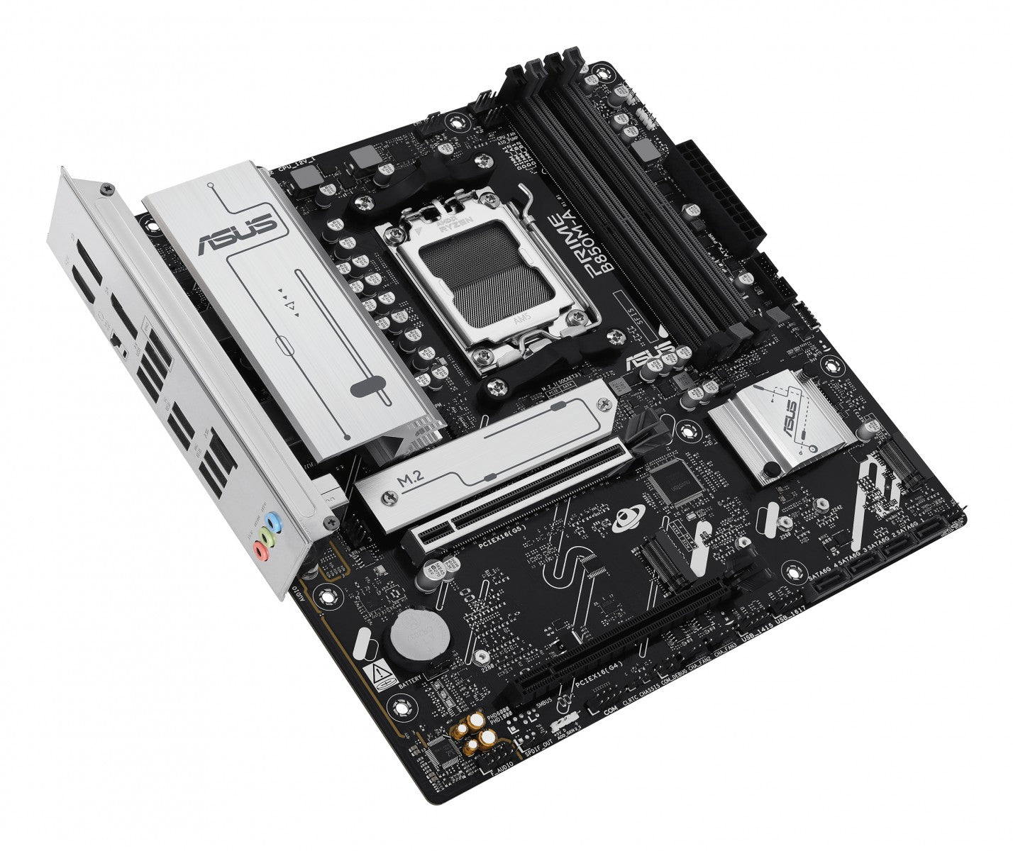 ASUS AMD B850 DDR5 mATX motherboard 1xHDMI 1xDP 3xM.2 4xSATA