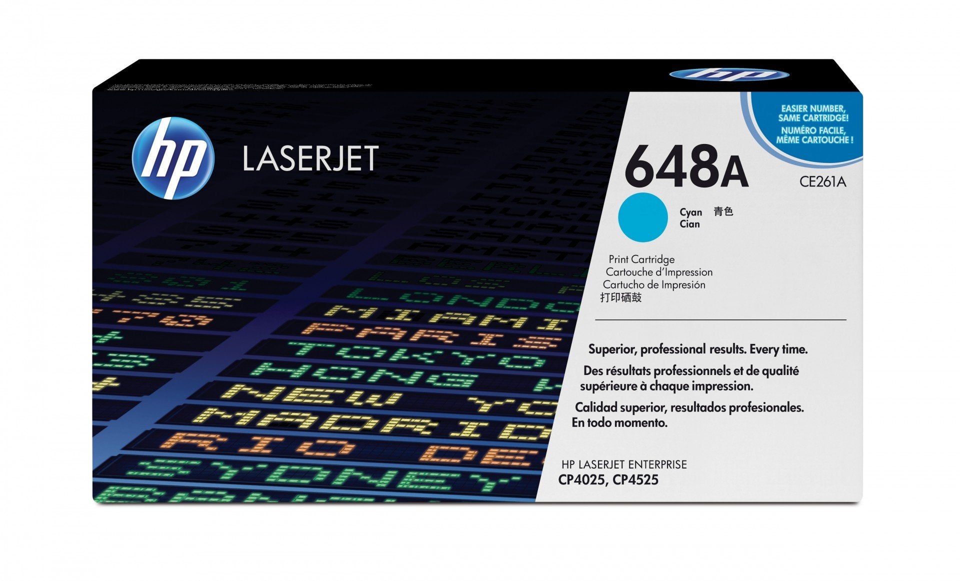 HP 648A original Color LaserJet Toner cartridge CE261A cyan standard capacity 11.000 pages 1-pack