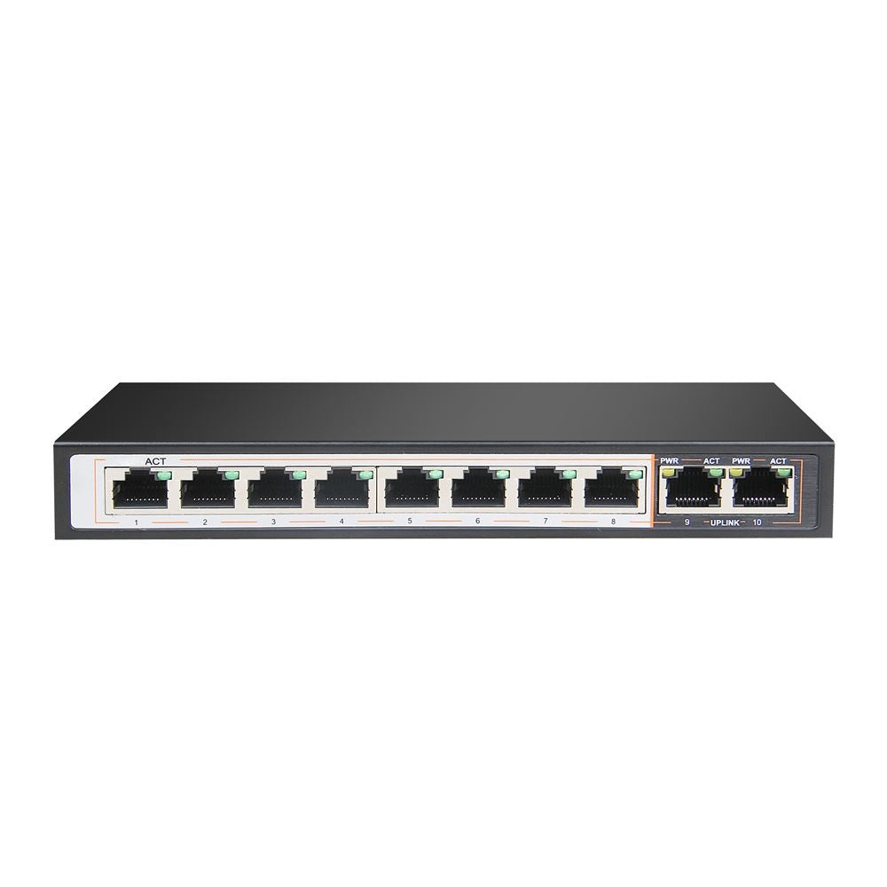Extralink EX.14312 commutateur réseau Non-géré L2 Gigabit Ethernet (10/100/1000) Connexion Ethernet, supportant l'alimentation via ce port (PoE) Noir
