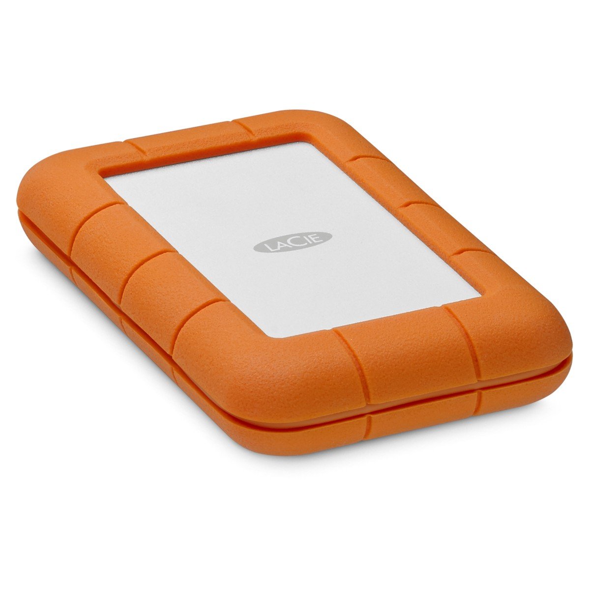 LACIE RUGGED 5TB USB-C USB3.0 Drop- crush- and rain-resistant for all-terrain use orange