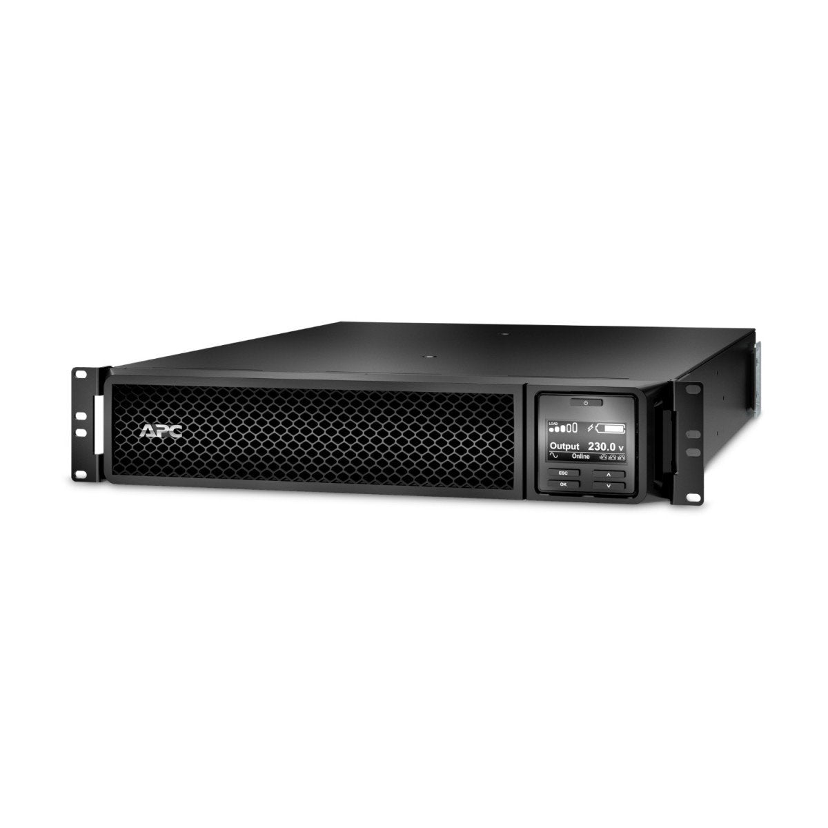 APC Smart-UPS SRT 1500VA RM UPS Rack AC 220/230/240V 1.5 kW 1500VA RS-232 USB output connectors 6 PFC 2U Black