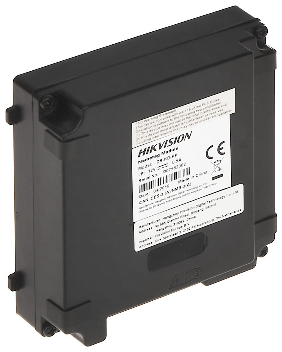 Hikvision DS-KD-KK Station de porte modulaire professionnelle série KD8