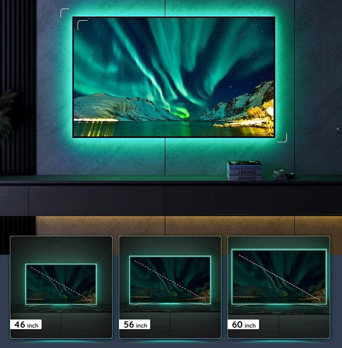 Govee H61780A1 Éclairage LED pour TV 46-60 pouces