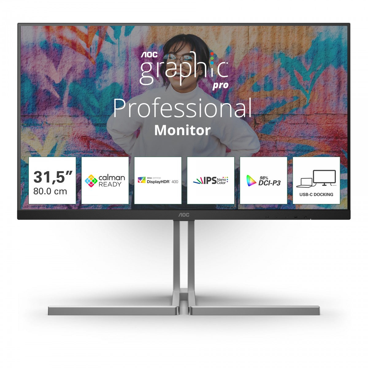 AOC U32U3CV 31.5p Nano IPS WLED UHD 60Hz HDMI