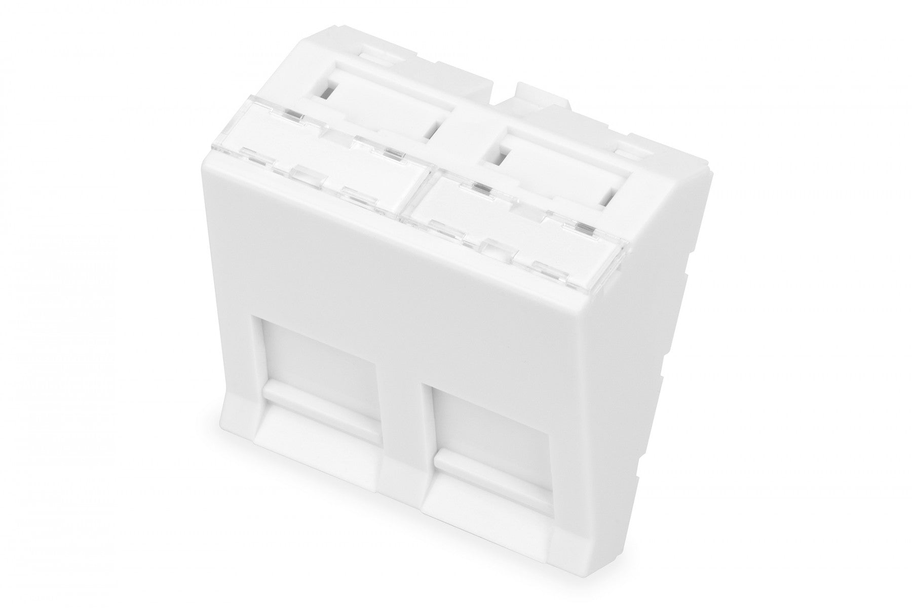 Digitus DN-93802-7-SH Plaque de commutation et obturateur Blanc