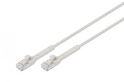 Digitus DK-1632-A-015B Câble de raccordement angulaire CAT 6A F-FTP, cuivre, 1,5 m, gris