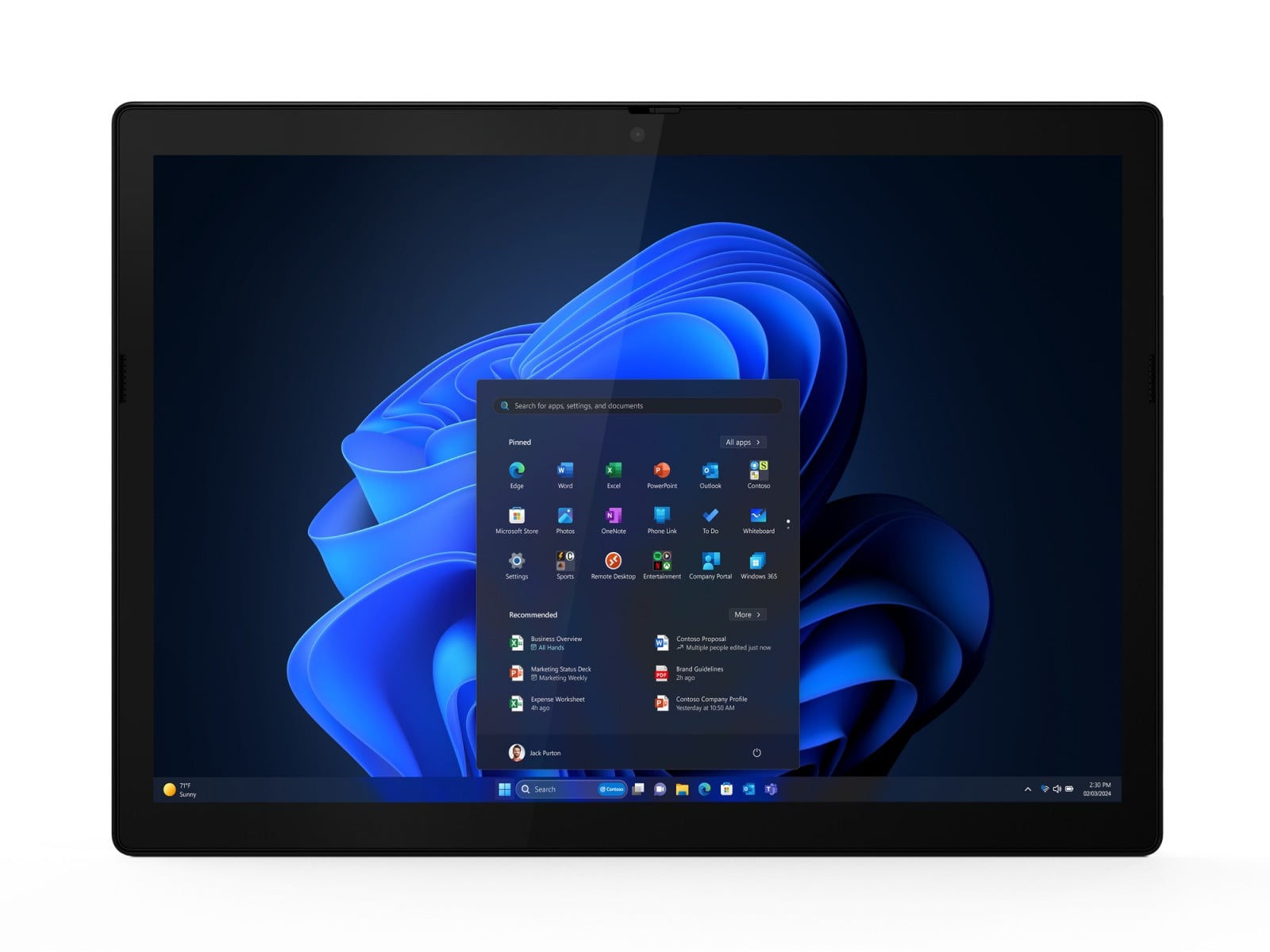 "Lenovo ThinkPad X12 Detachable Gen 2 Intel Core Ultra 5 134U Hybride (2-en-1) 31,2 cm (12.3"") Écran tactile Full HD+ 16 Go LPDDR5x-SDRAM 512 Go SSD Wi-Fi 6E (80"