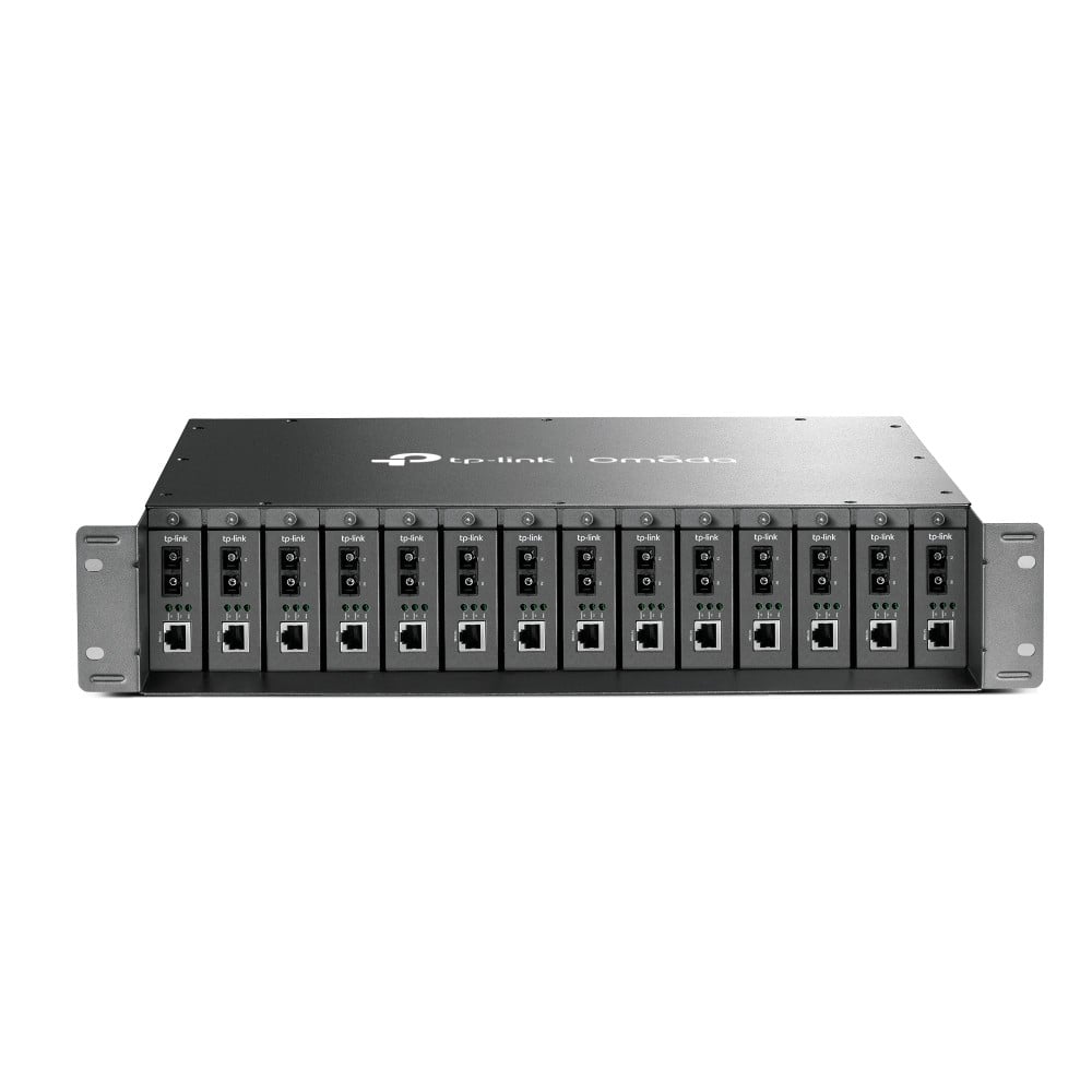 14 slot media converter chassis