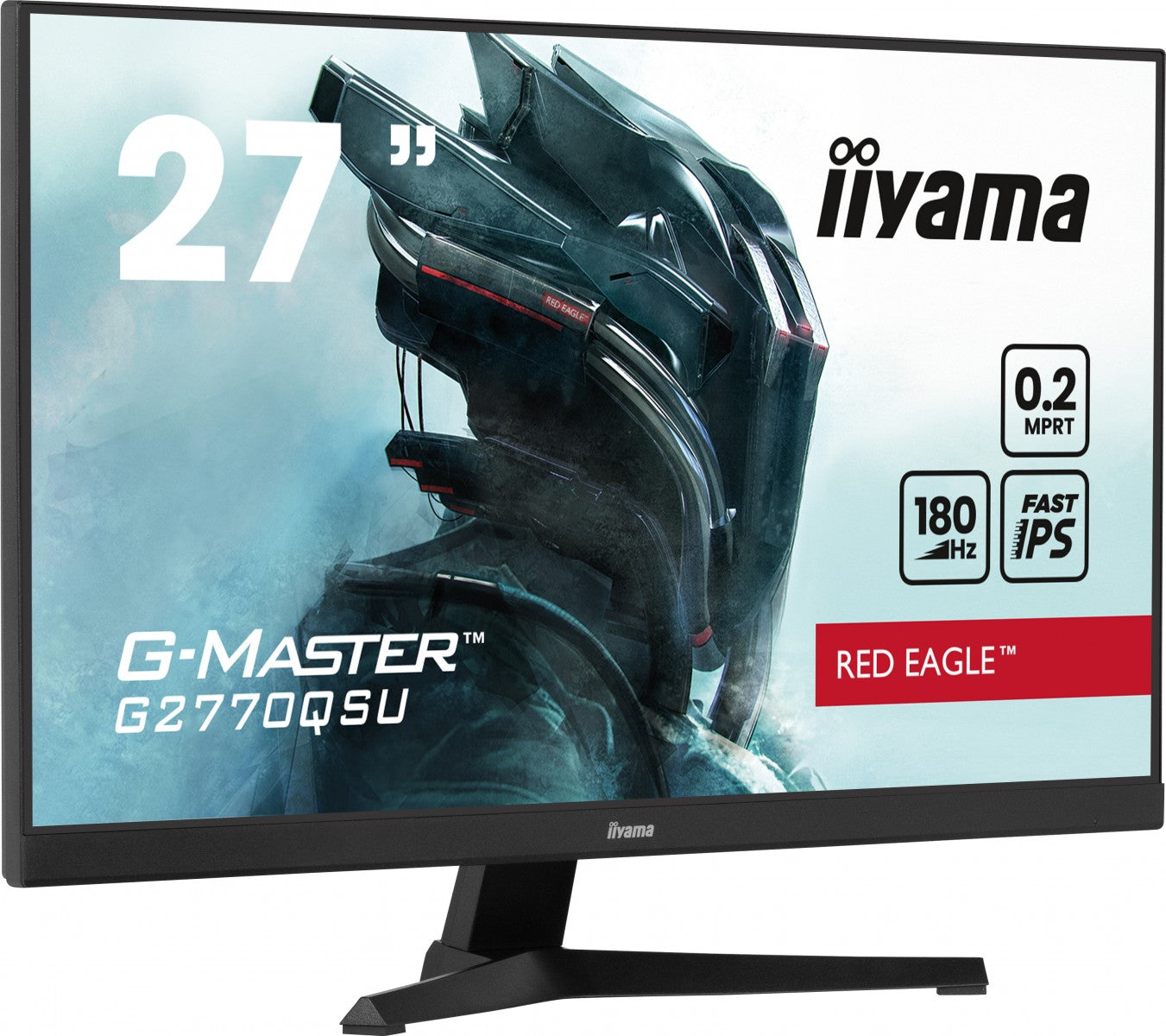 "iiyama G-MASTER G2770QSU-B6 écran plat de PC 68,6 cm (27"") 2560 x 1440 pixels Wide Quad HD LED Noir"