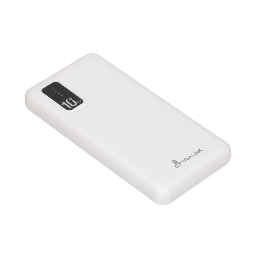 Extralink EX.19638 banque d'alimentation électrique Lithium Polymere (LiPo) 10000 mAh Blanc