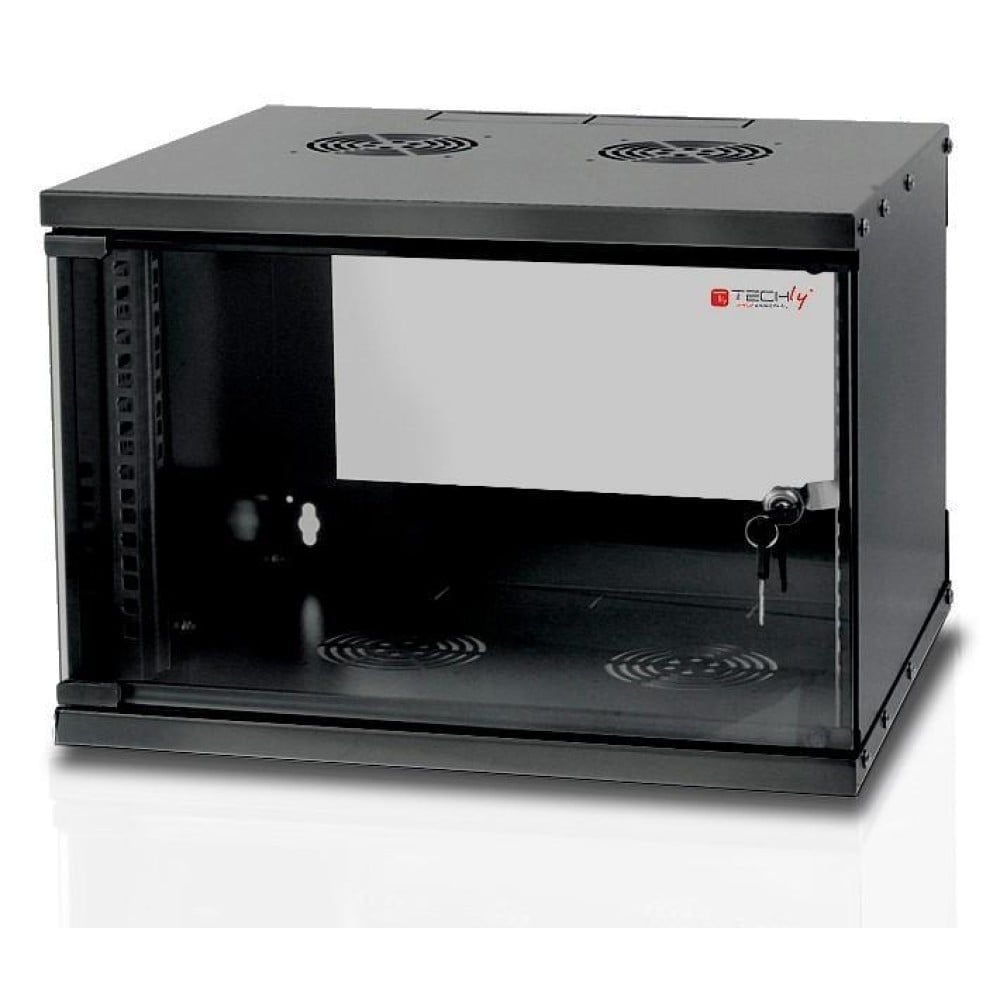 Techly I-CASE EL-1006B32 Armoire murale 6U 60/32 éco bl
