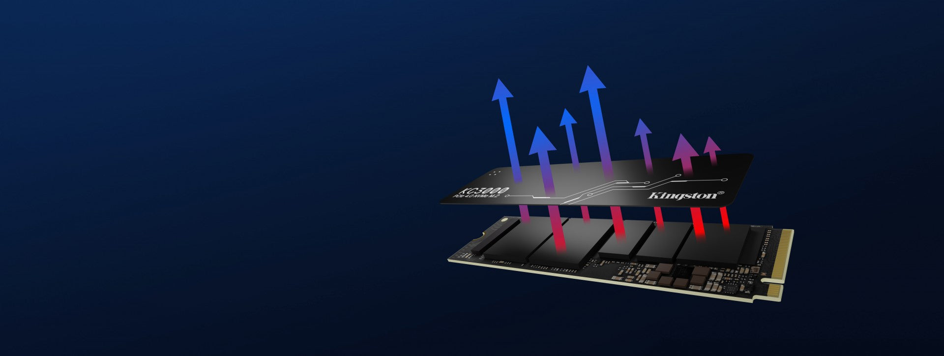 KINGSTON KC3000 4096Go PCIe 4.0 NVMe M.2 SSD