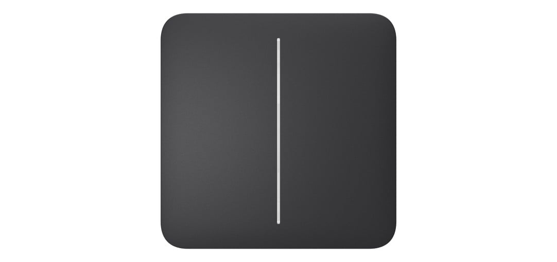 Ajax Systems 52149.144.GP SoloButton (2-gang) [55] - graphite