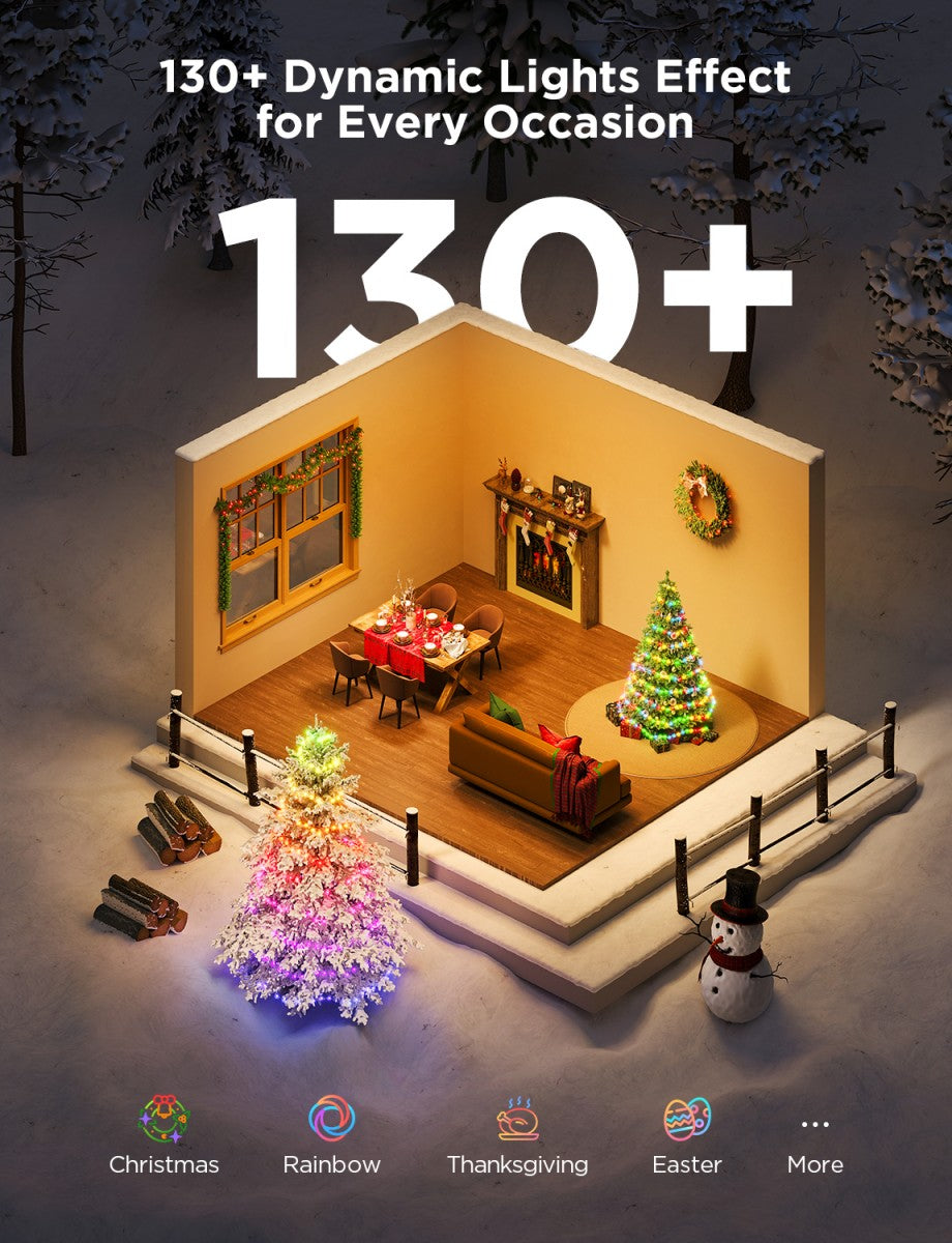 Govee H80C4C42 Guirlandes lumineuses de Noël 2S 20m