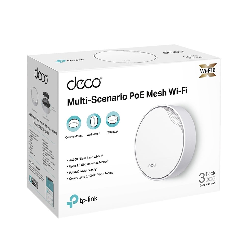 AX3000 Whole Home Mesh Wi-Fi 6 System