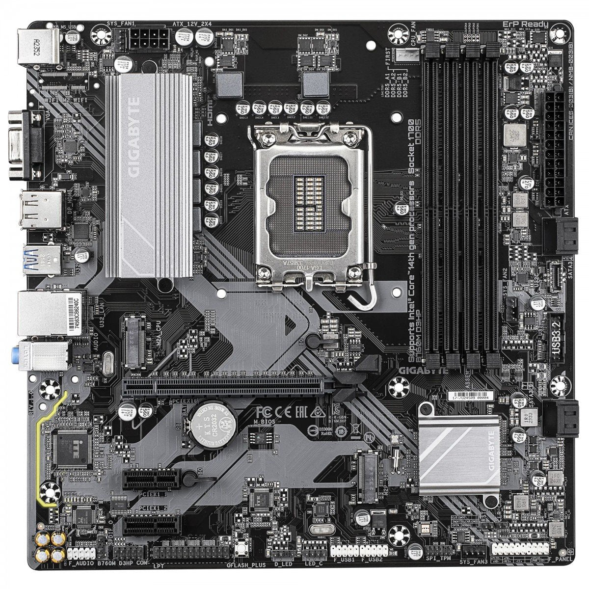GIGABYTE B760M D3HP carte mere Intel B760 Express LGA 1700 micro ATX
