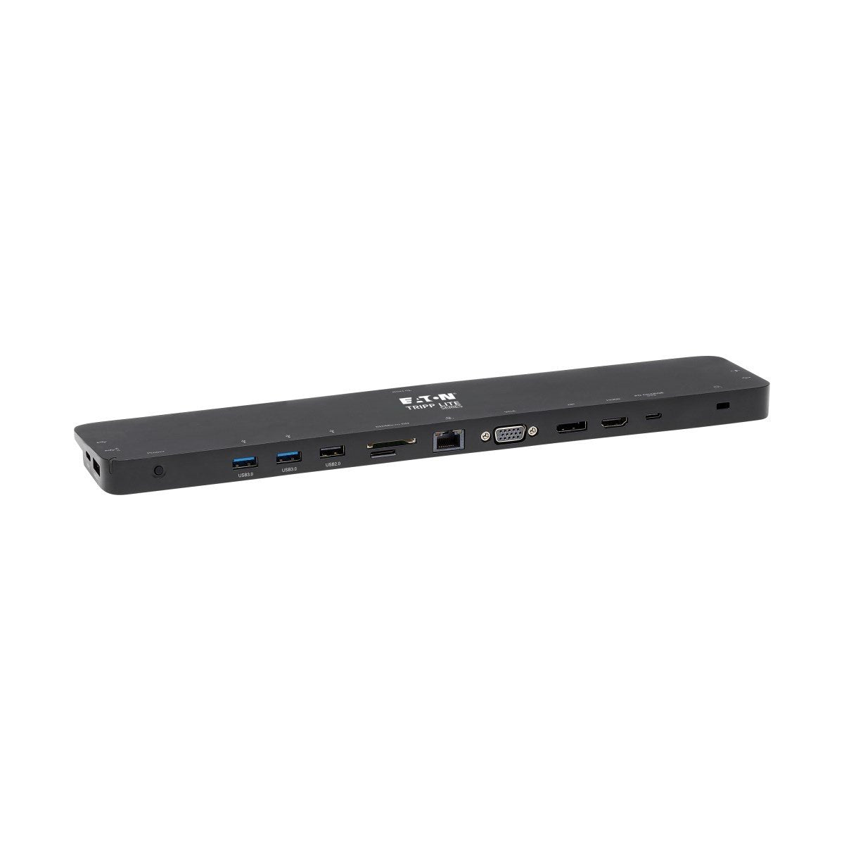 EATON TRIPPLITE USB-C Dock Triple Display 4K HDMI & DP VGA USB 3.2 Gen 1 USB-A/C Hub GbE 100W PD Charging