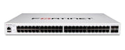FortiSwitch-448E Layer 2/3 FortiGate switch controller compatible switch with 48 x GE RJ45 ports, 4 x 10 GE SFP+