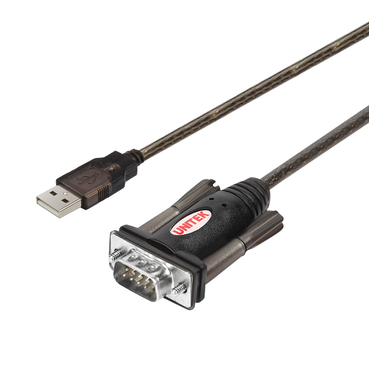 Unitek International UNITEK Y-105 - Noir - 1,5 m - USB Type-A - DB-9 - Mâle - Mâle