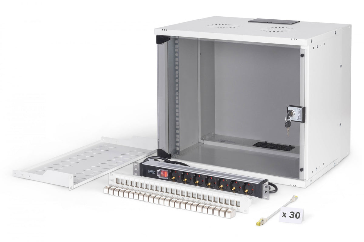 "Digitus DN-49204-SET Ensemble réseau SOHO Pro, 483 mm (19"") - 9U, 540 x 400 mm (l x p)"