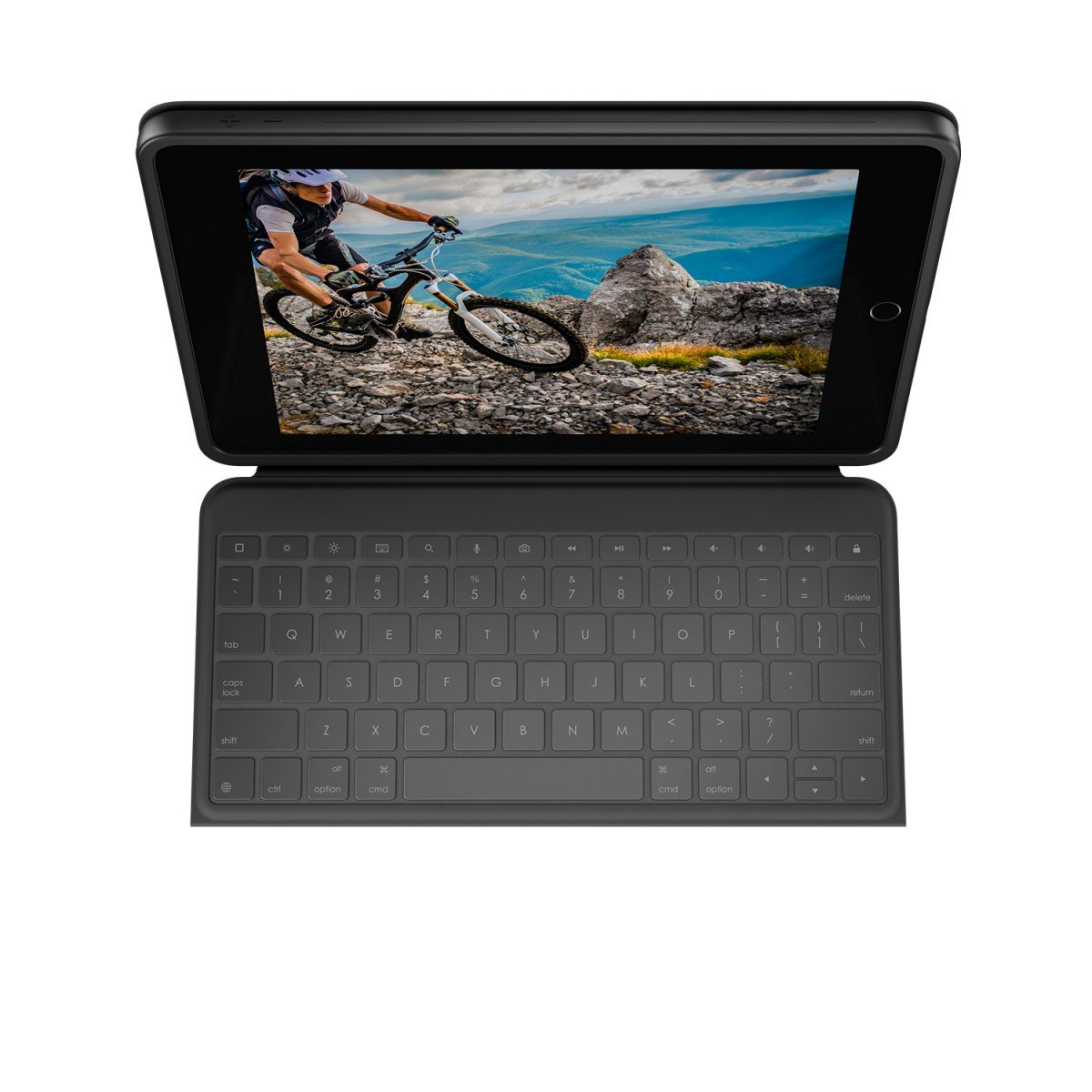 LOGITECH Rugged Folio 7th & 8th generation - Graphite - Fra