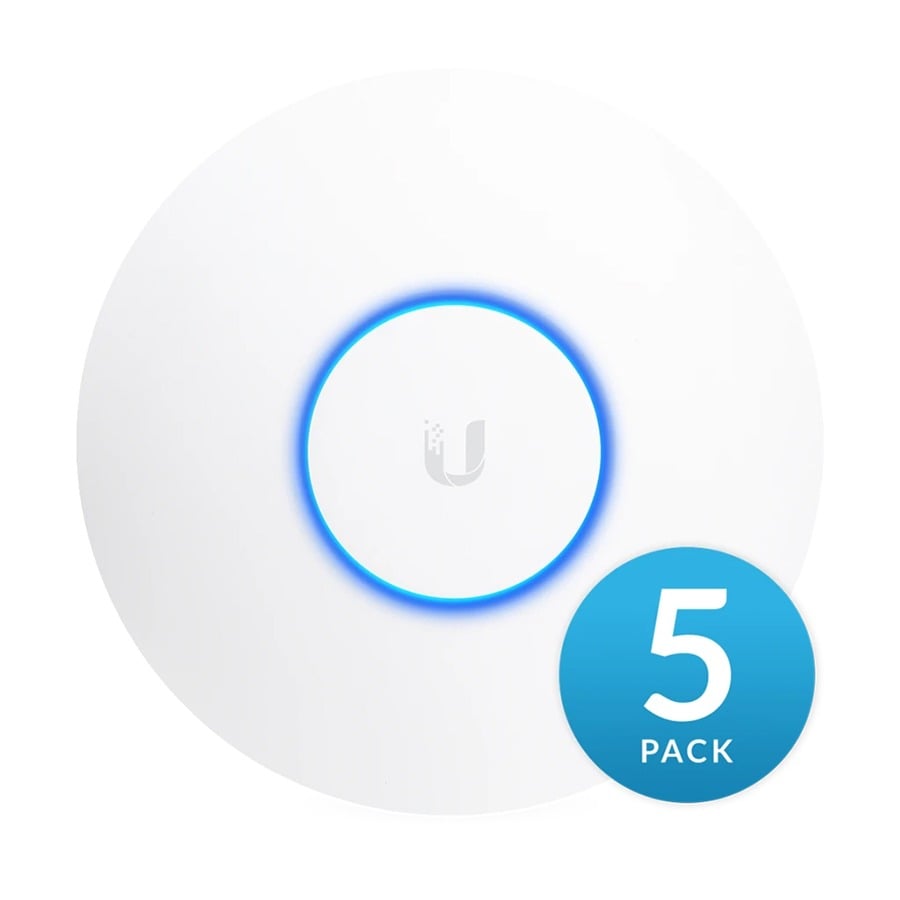 Ubiquiti UAP-AC-HD-5 Networks UniFi AC HD 1700 Mbit/s Blanc Connexion Ethernet, supportant l'alimentation via ce port (PoE) (5-pack)