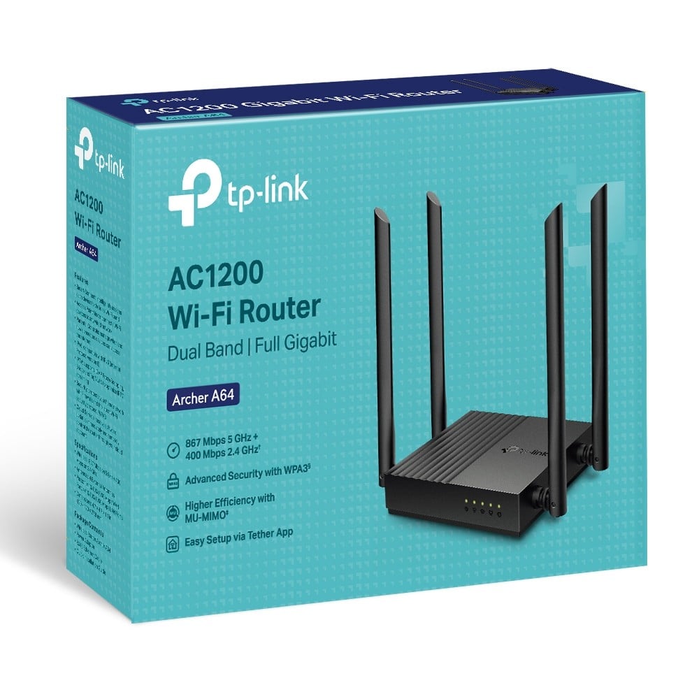 TP-Link Archer A64 Router WiFi AC1200