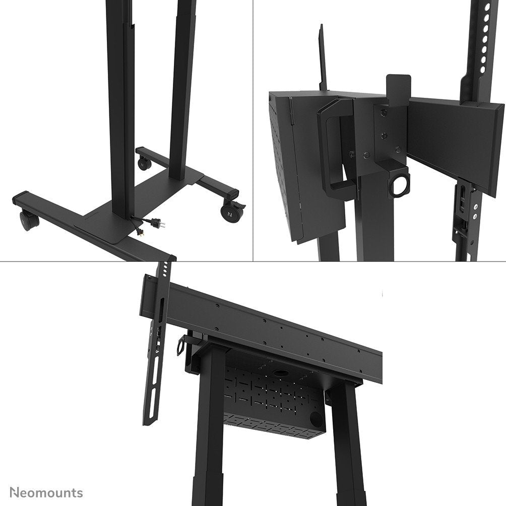 NEOMOUNTS FL55-875BL1 Support au sol mobile pour écran 55-100p - motorisé - TÌV